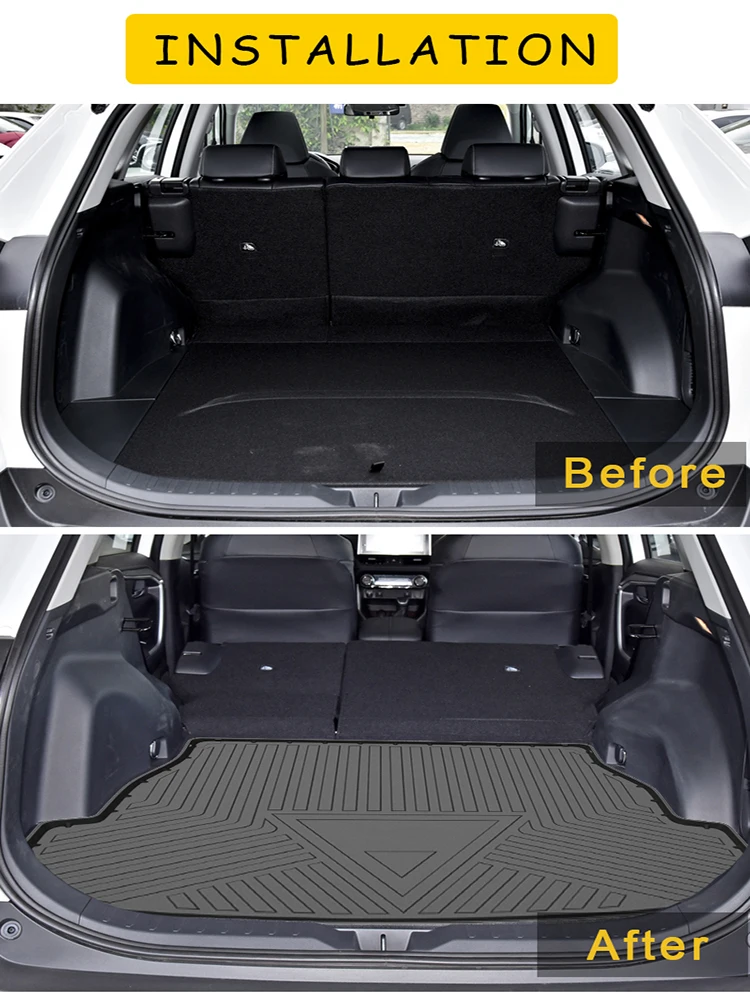For Toyota RAV4 XA50 2019-2023 Car Cargo Liner box Mat TPE Anti-slip Trunk Mat Trunk Tray Carpet Interior Accessories - Image 3