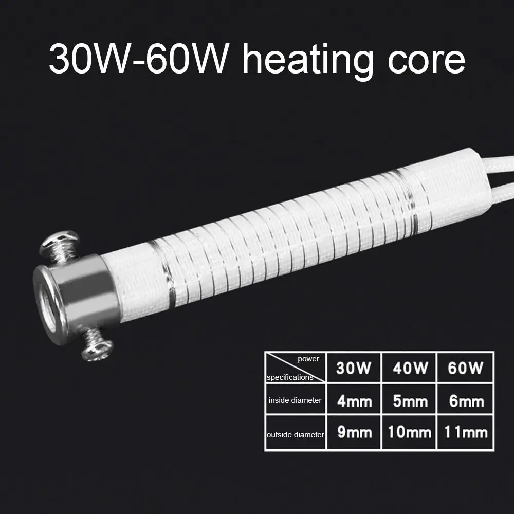 Heating Core 30/40/60/80/100/150/200/300W Universal Electric Soldering Iron Cores Replacing Heating Element Welding Tools