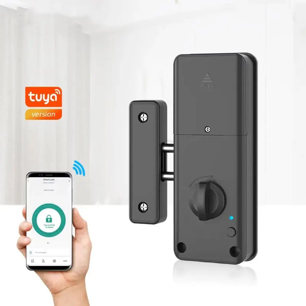 

OEM Smart Invisible Door Lock Indoor Door Invisible Wooden Door Lock Swipe Card Electronic Tuya Blue Tooth Lock
