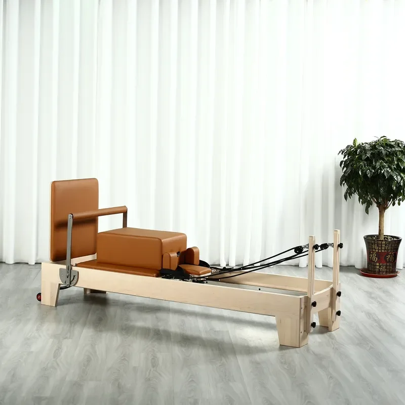 Multifunctional 5-Piece Maple Wood Pilates Yoga Gym Teaching Fitness Equipment Bed Pilates Studio Set