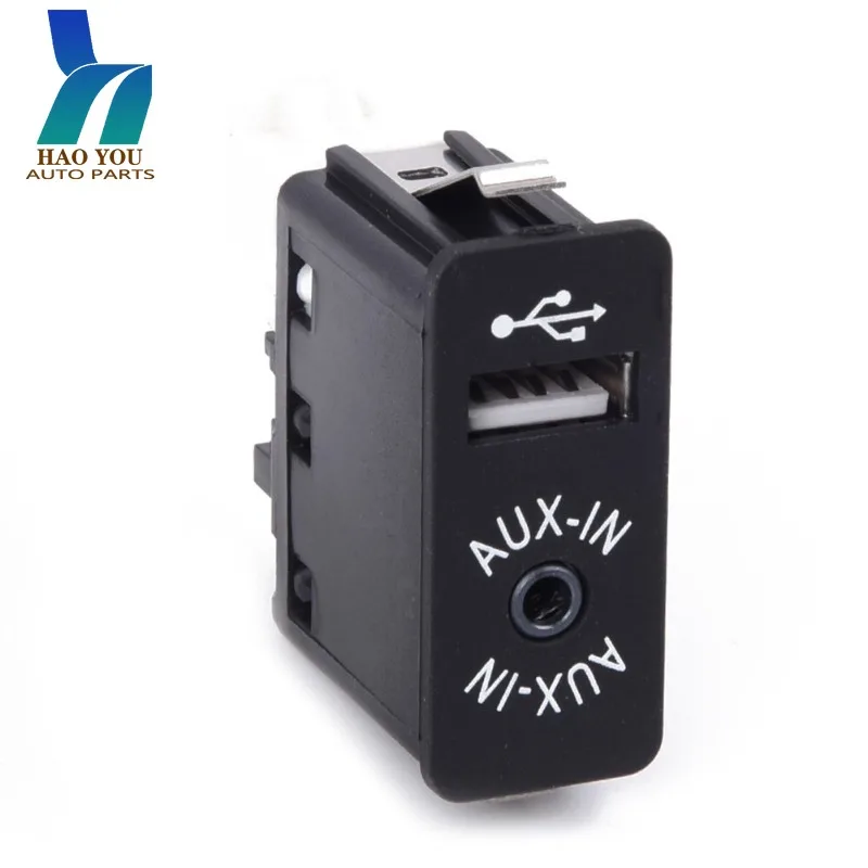 84109237653  Car USB AUX Input Socket For BMW 1 3 5 Series MINI E60 E61 E81 E87 E90 E91 R55 R57