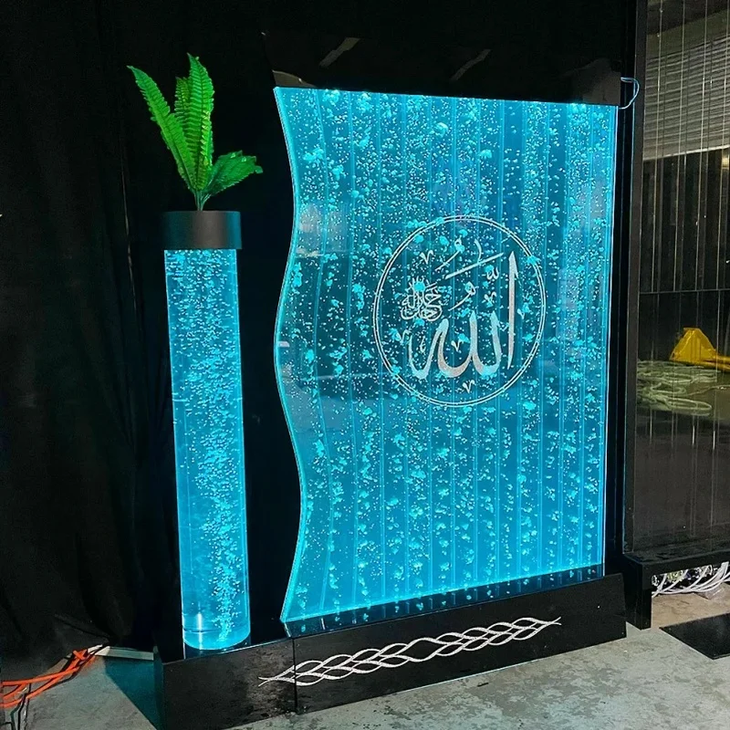 custom.Factory Direct Sale Waterproof Movable Bubble Wall Panel Stainless Steel Frame Acrylic Coastal Use (Restaurants) Eu