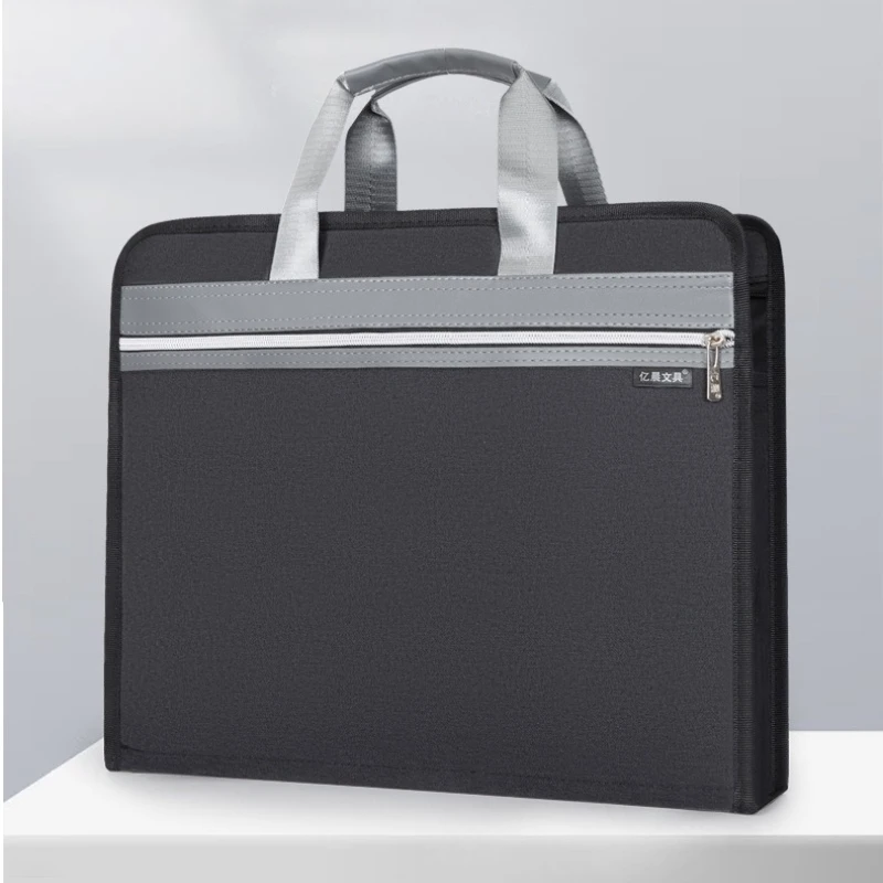 เอกสารกระเป๋าสําหรับชายธุรกิจ Oxford อย่างเป็นทางการ Conference วัสดุกระเป๋าหนังผู้หญิงกระเป๋าแล็ปท็อป Bolso Marca Lujo Sac