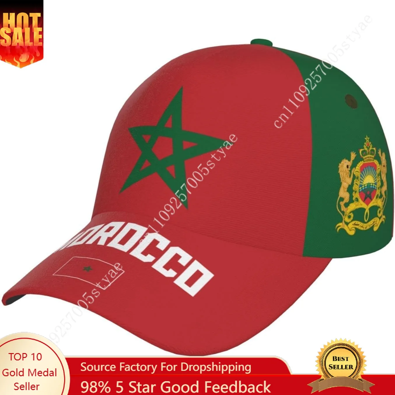 

Morocco Flag Cool Moroccan Baseball Cap Man Woman Fashion Sunhat Adjustable Snapback Hat Outdoor Dad Hats Casual Trucker Caps