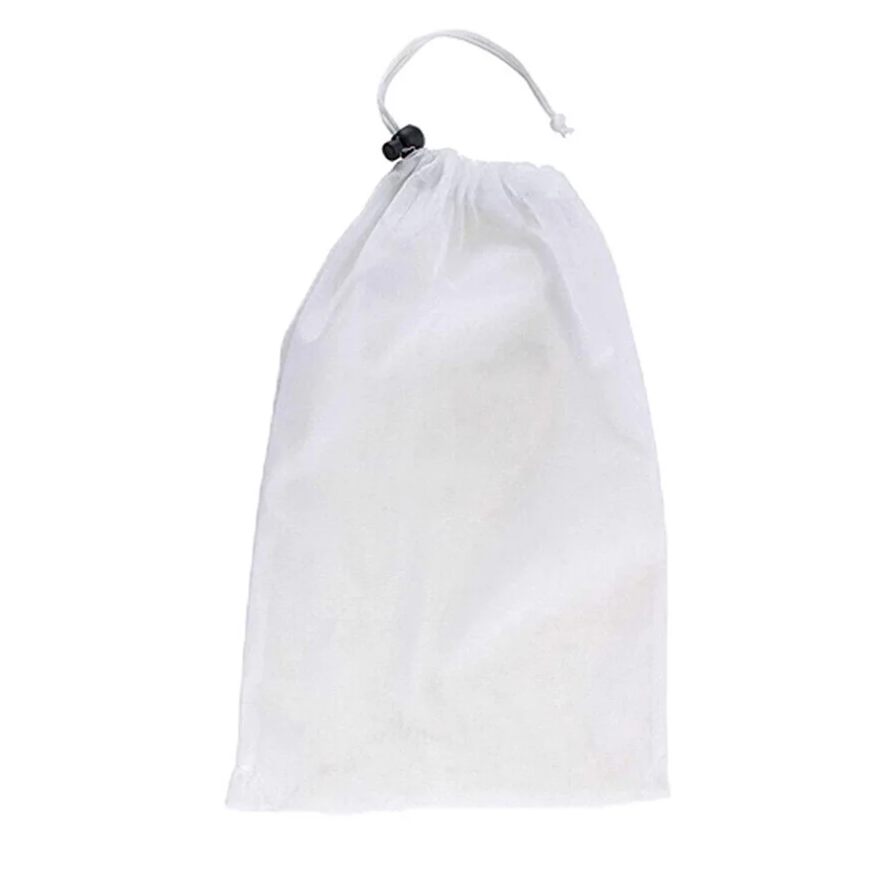 Pool Cleaner Fine Mesh Bag for Vacuum Suction Heads with Cord Securing and Balanced Flow Resistance Characteristics