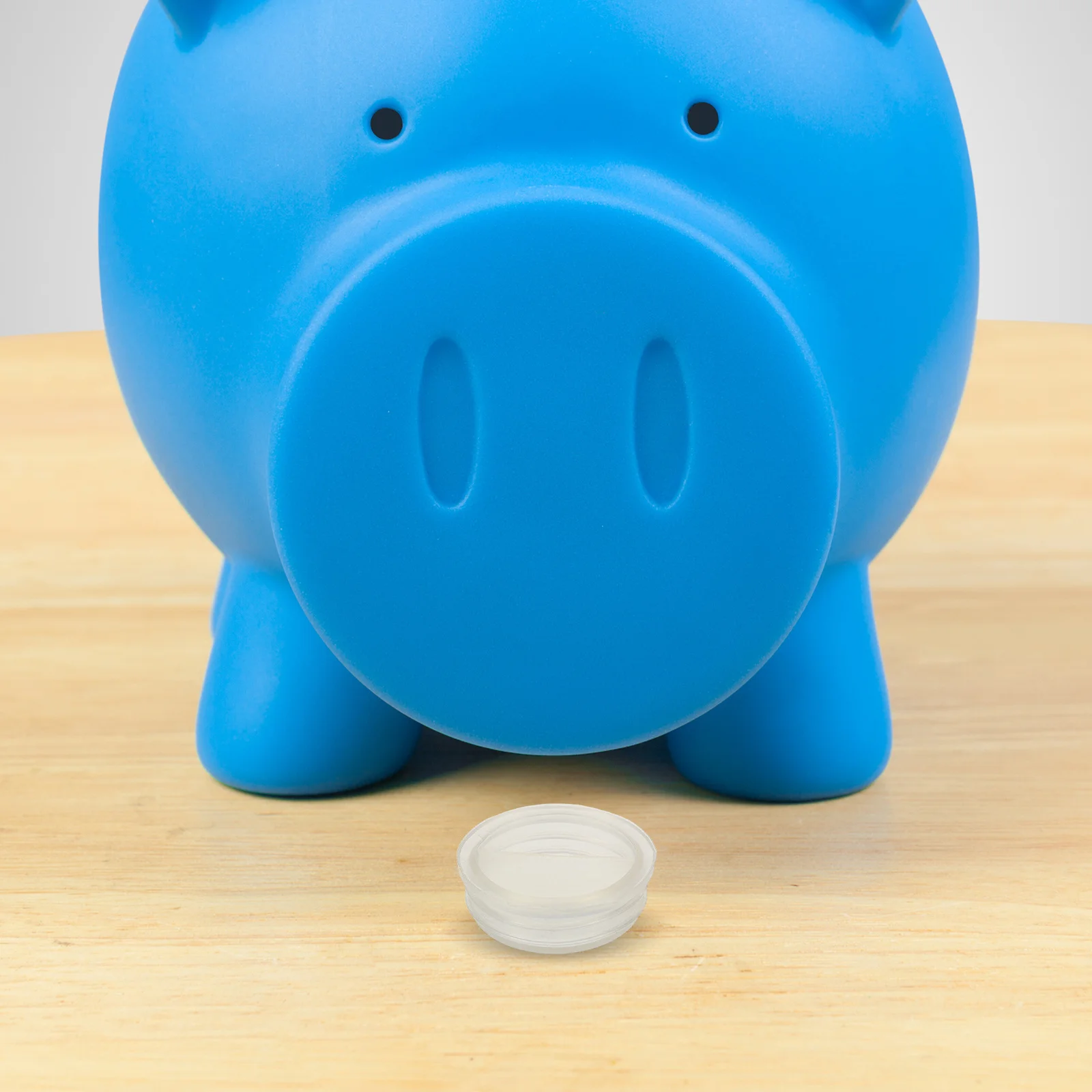

20Pcs Savings Box Round Plug Transparent Piggy Bank Bottom Cap Replacement Lock Money Saving Hole Cover
