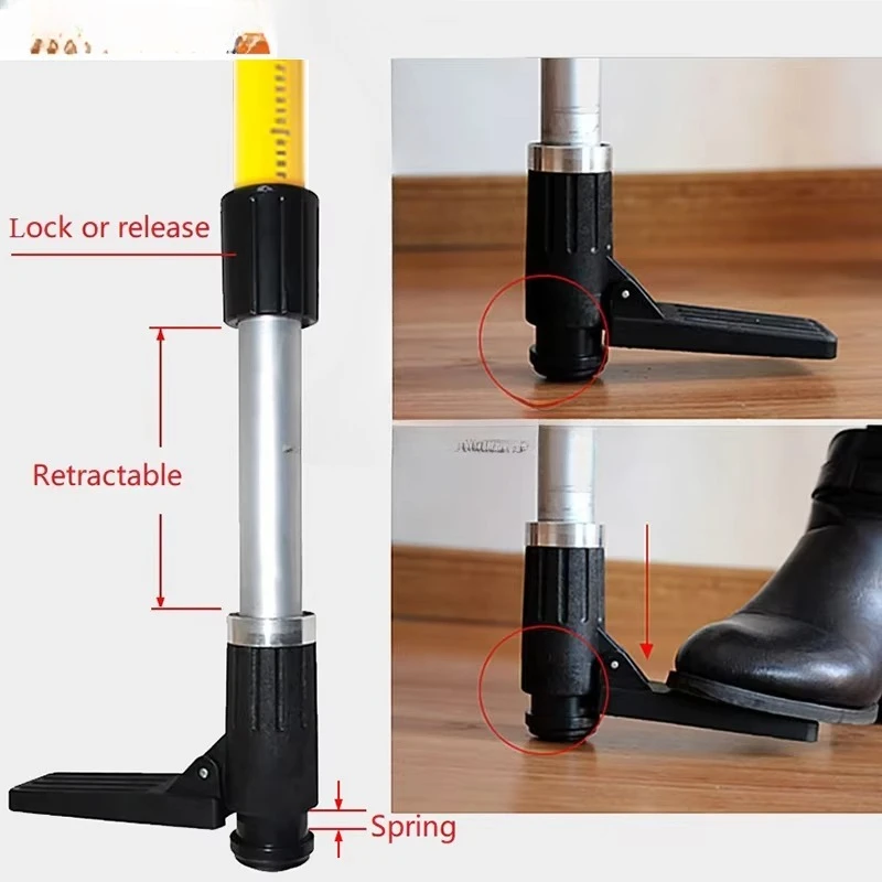 9.84 Ft/3 m 1 Level Pole Adjustable Telescoping 1 Pole with 5/8