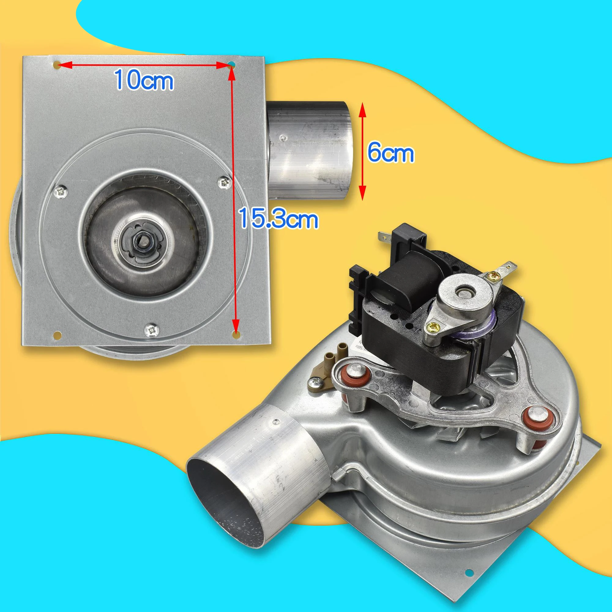 Household gas wall mounted heating furnace fan 35W universal gas boiler fan gas boiler spare parts