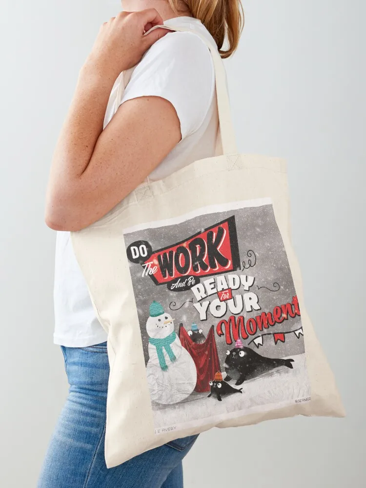 Motivational Poster for Artists Tote Bag Woman shopper bag Eco bag custom tote Canvas Tote