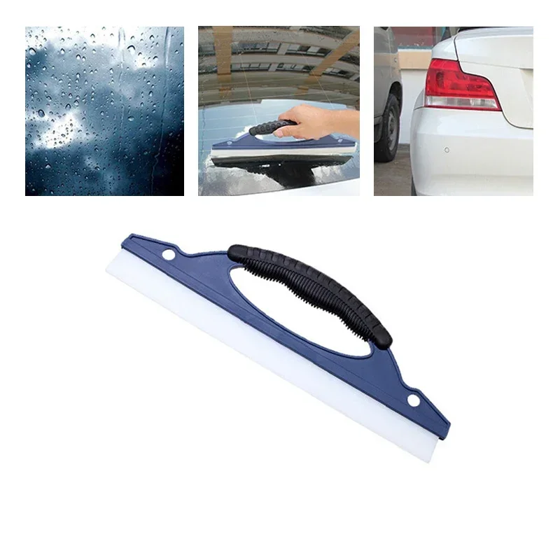 Auto Glass Cleaning Soft Silicone Plastic Adhesive Squeegee Film Tool No Water Marks One Bow Shape Squeegee Car Cleaning Tools