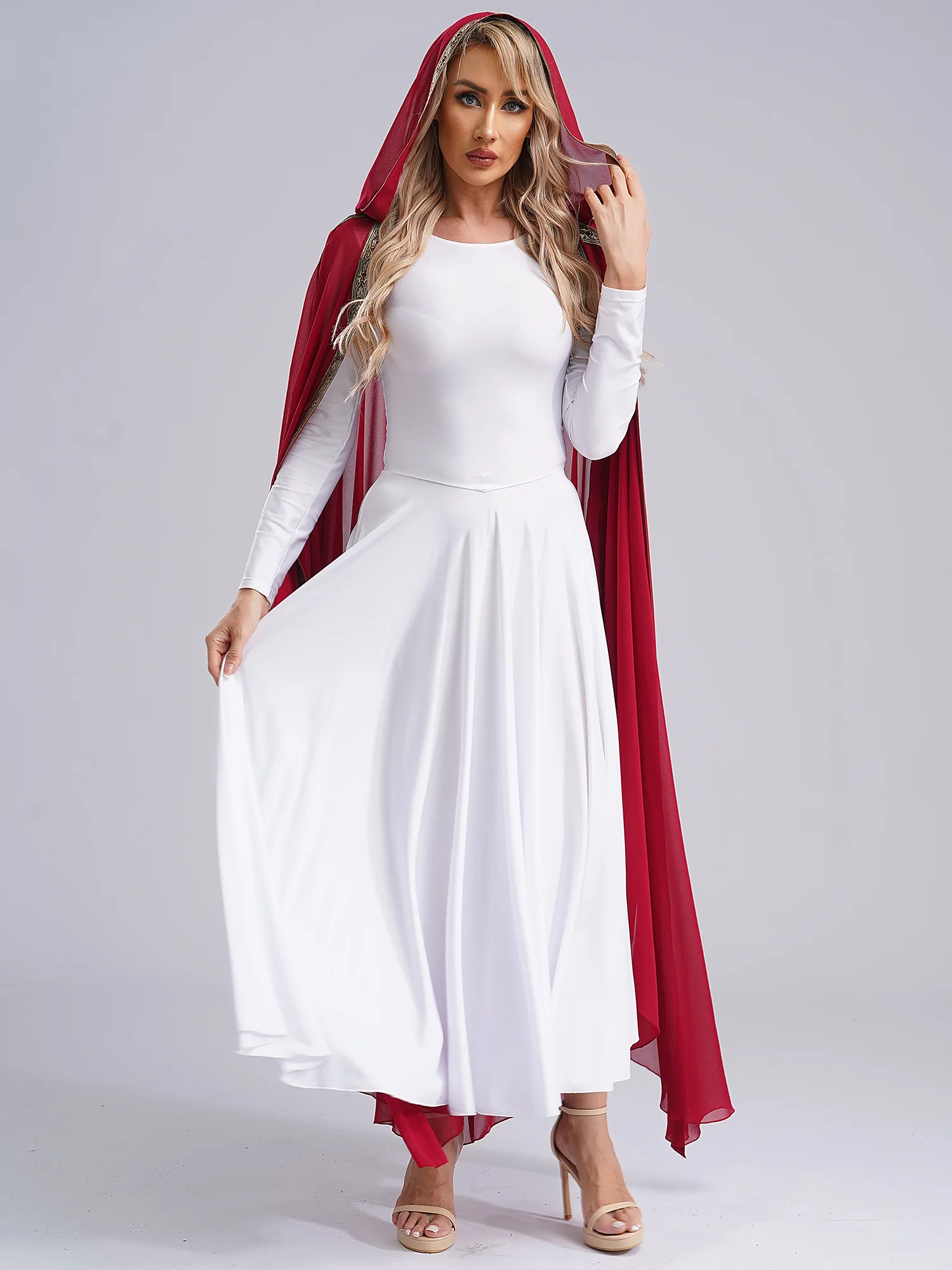 Donne Vintage ricamo abito lungo mantello mantello aperto davanti Cardigan sciolto con cappuccio musulmano Abaya islamico Dubai caftano abito da