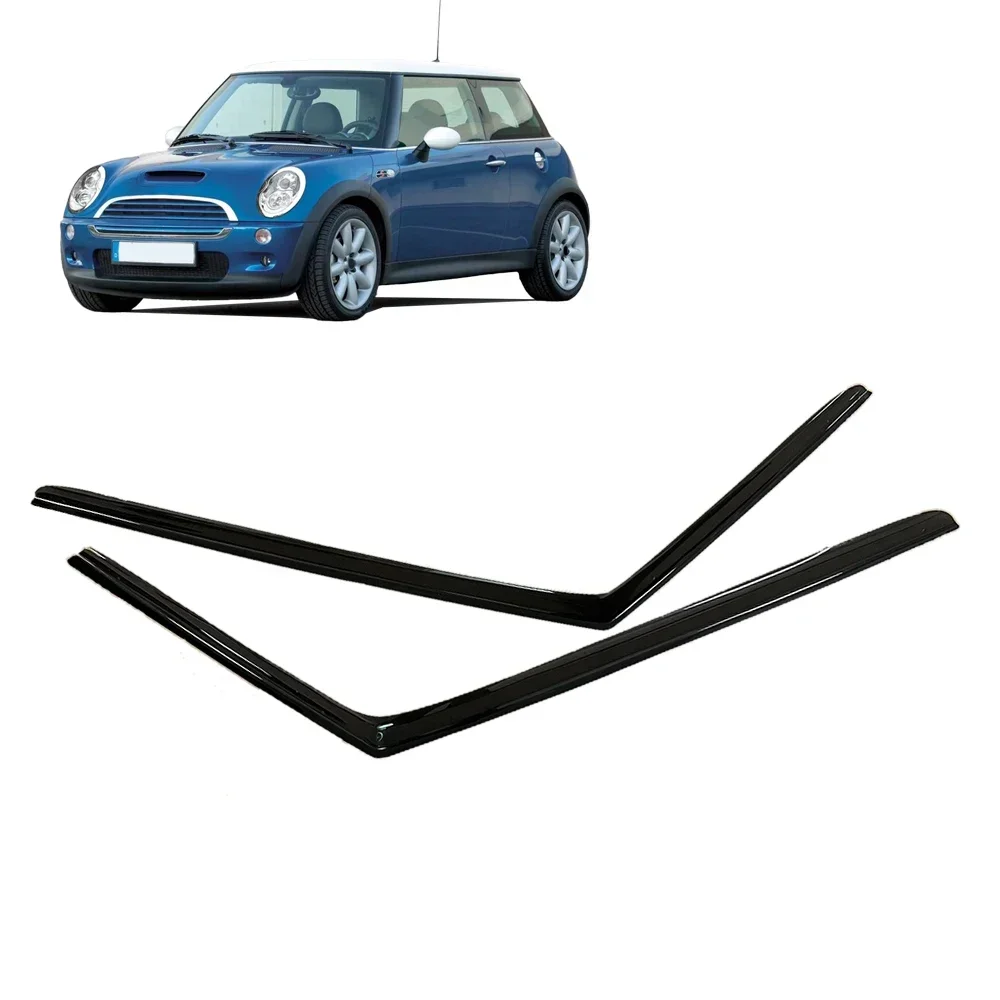 Window Visor for MINI COOPER 2002 2003 2004 2005 2006 R50 R53 HATCHBACK Weathershied Door Visor Wind Sun Rain Guards Side Window