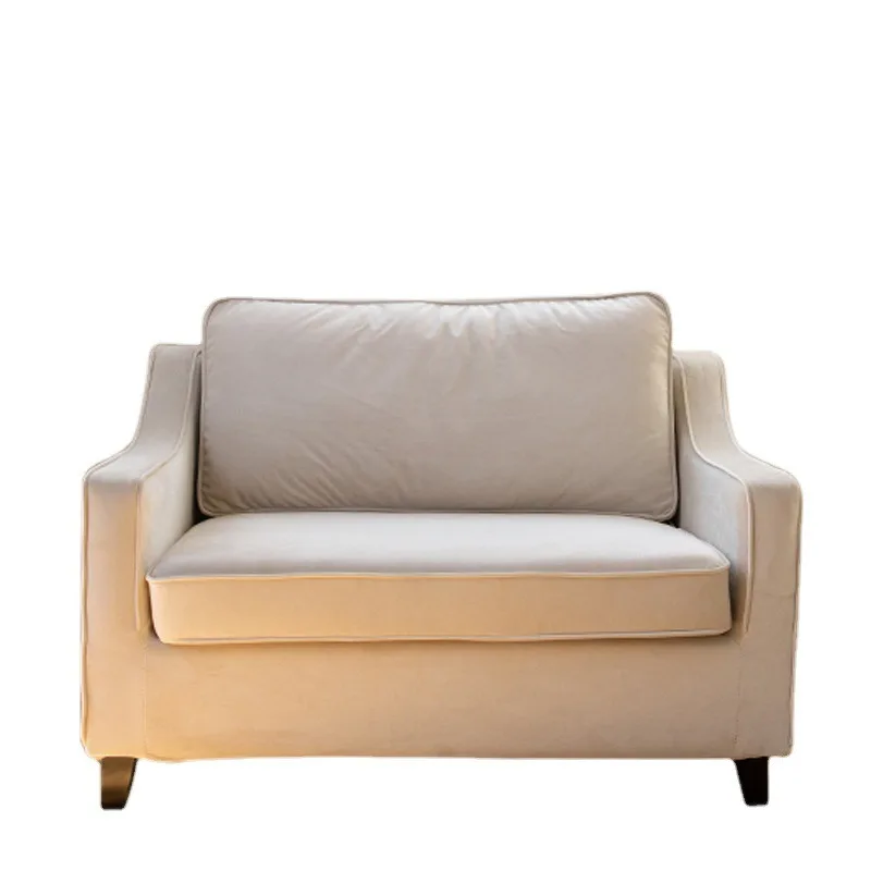 YWL American sofa bed foldable disassembly and washing dual-purpose