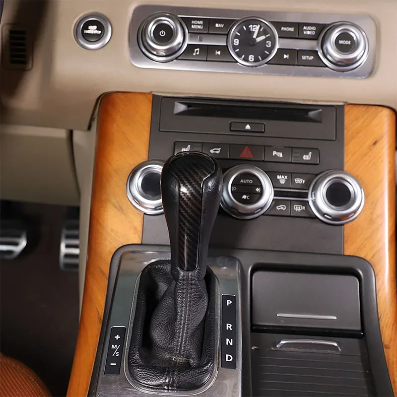 For Land Rover Old Range Rover Sports/Executive 2005-2013 Gear Head Patch Car Shift Head Protective Cover ABS 1pcs