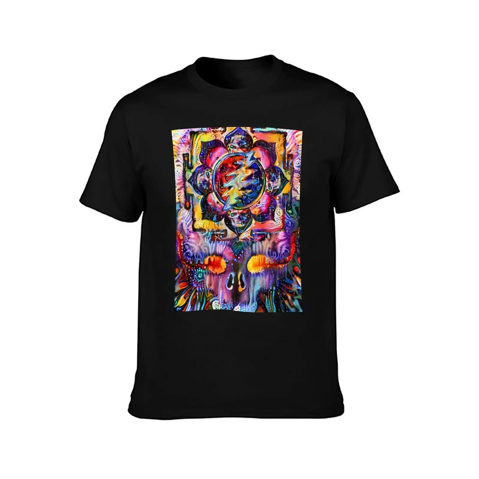 Sahasrara Yantra Bolt T-Shirt t shirt for man 100 percent cotton T-Shirt