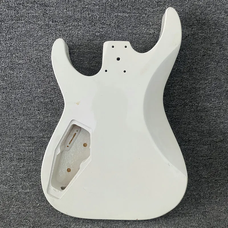 AB895 Custom Order Unfinished Electric Guitar Body 2 Humbucker Pickups Right Hand for DIY Replace with Damages