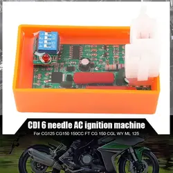 오토바이 부품 점화 AC 및 DC RACIN CDI 박스, RGY6-125 GY200 STRADA XR200 WS125 XS150, 속도 제한 4000-12000Rpm, 6 핀