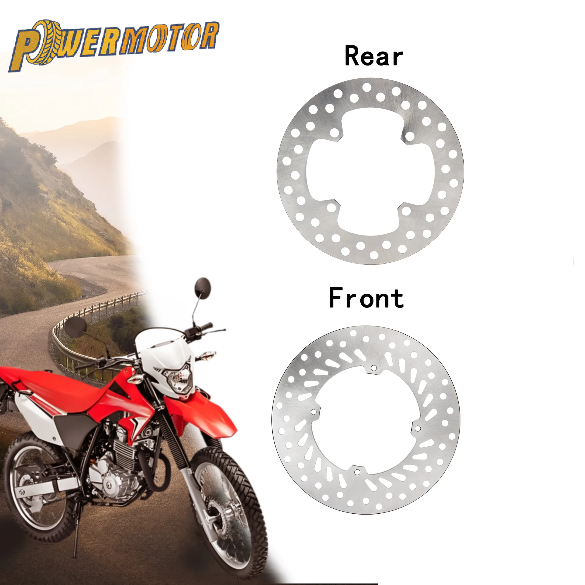 Rotor de disco de freno delantero y trasero para motocicleta Honda, piezas de accesorios para CRF 230 L M XR 250 R XR250R CRM 250 R AR XLR 250 XR250