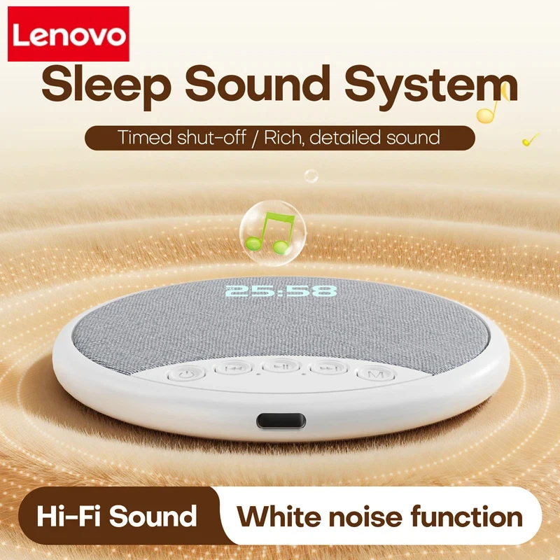 Lenovo Pillow Speaker HiFi Sle - White Noise Machine Sleep recension och pris
