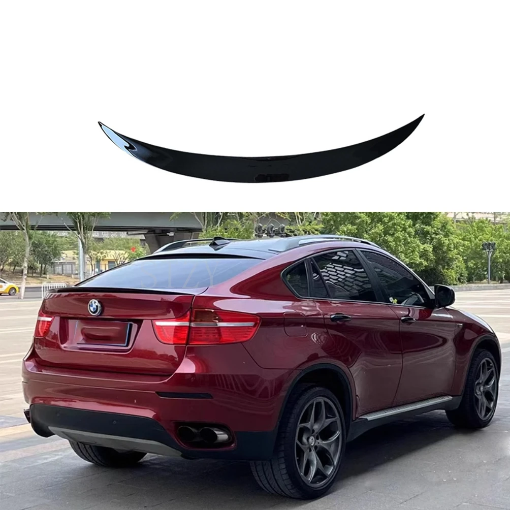 For BMW X6 E71 Spoiler Carbon Fiber Spoiler For X6 2008 2009 2010 2011 2012 2013 Rear Trunk Wing Performance Spoiler