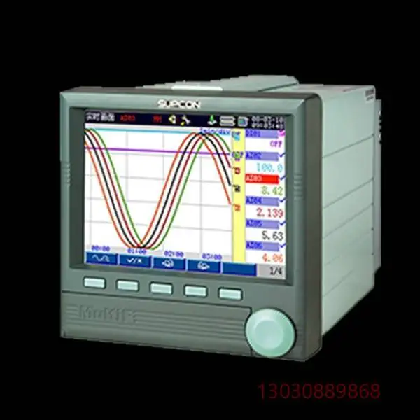 16-Channel Paperless Recorder 5.6 Inch Color Screen Temperature Current Voltage Detector