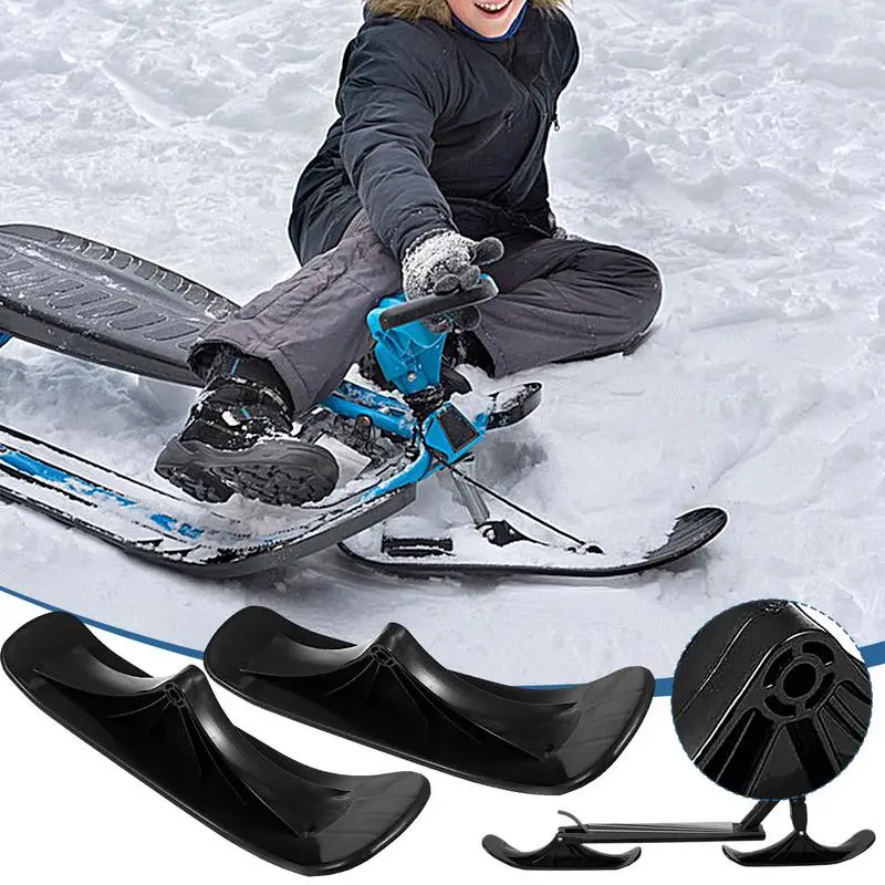 Snow Scooter Ski Sled Snow Scooter Snow Sleds Ski Skooter Ski Sled Outdoor Skate Board Replacement Parts Ski Attachment Snow