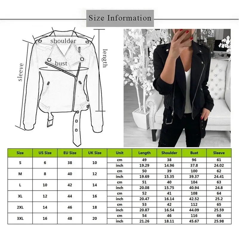 Autumn Women Basic Jackets 2024 Black Slim Lady Jacket Sweet Female Zipper Femme Outwear Coats Long Sleeve Jackets veste femme