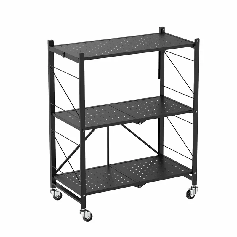 WIREKING 3 Tier Modern Ladder Bookshelf Metal Folding Office Bookcase Storage Racks Living Room Display Racks Furniture