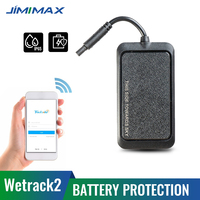 JIMIMAX Wetrack2 GPS Tracking Device For Car Motorcycle 9-90V Waterproof Locator Realtime Stop Engine IP65 Anti-thief Alert APP