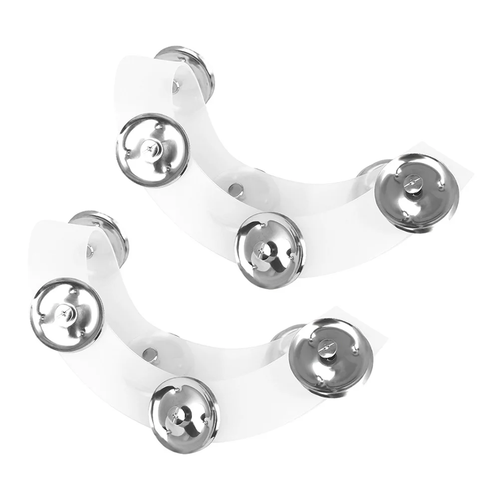 

2Pcs Cymbal Tambourine Drum Accessories Silica Gel Smooth Edges Jazz Drum Parts Percussion Instrument Cymbals Ching Ring