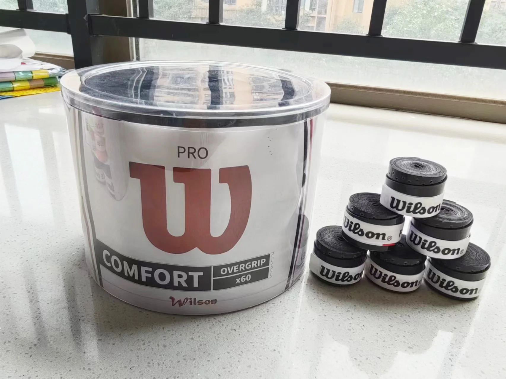 15/30pcs WILSON originální overgrip anti kolíček tenis rámus potítko gripy padel otřes absorpce úchop páska tvoření příslušenství