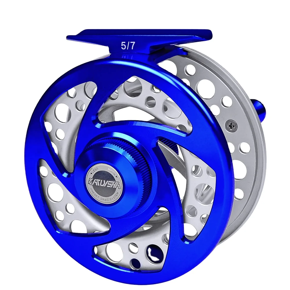 

Fly Reel Full Size Sealed Drag CNC Machined Strong Large Arbor Double Click Drag Retrieve Fly Fishing Reel