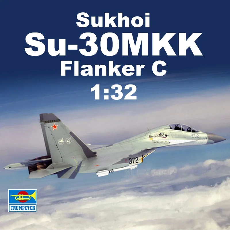 

Сборная модель трубача 1/32 02271, комплект модели истребителя Sukhoi Su-30 MKK Flanker-G
