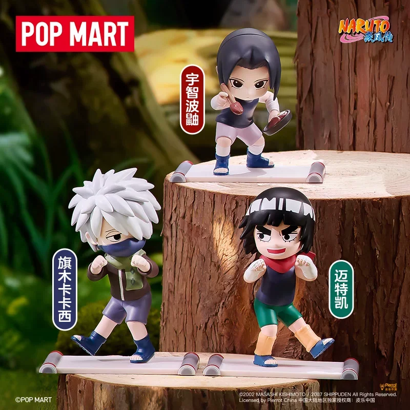 

Hot Pop Mart Naruto Shippuden Childhood Series Blind Box Anime Figure Desktop Ornament Collectible Toy Gift For Fans Collectors