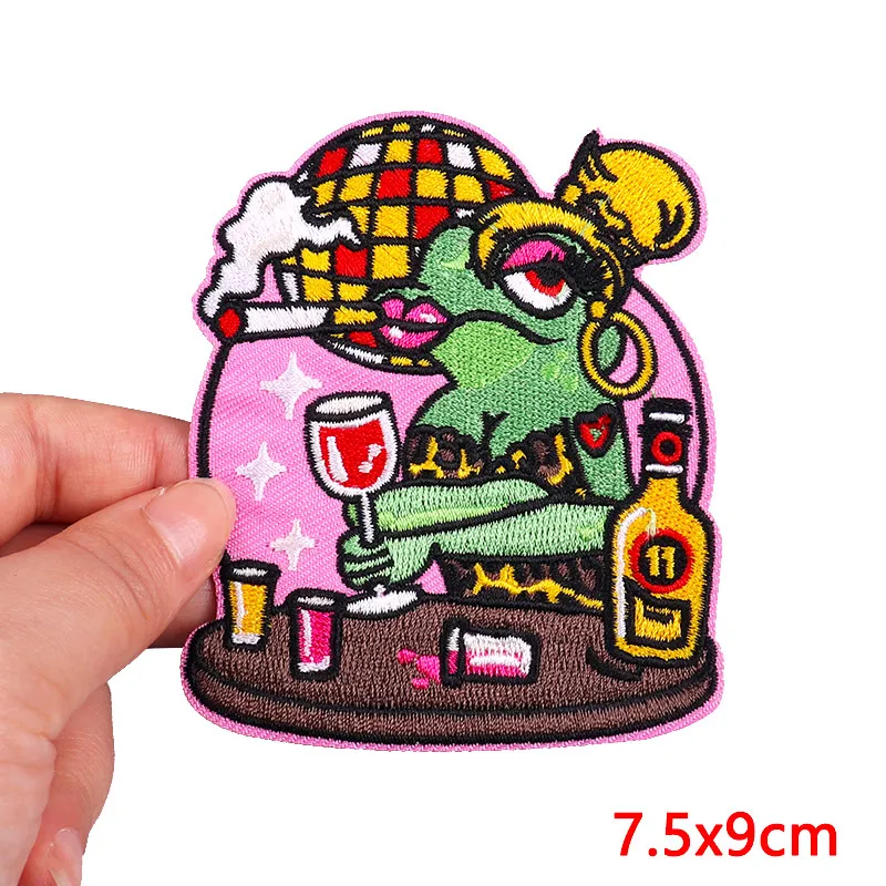 2025 Pink New Style Netherland Oeteldonk Carnival Patch Iron On Patches For Clothing Netherland Carnival Patch On Clothes Badges