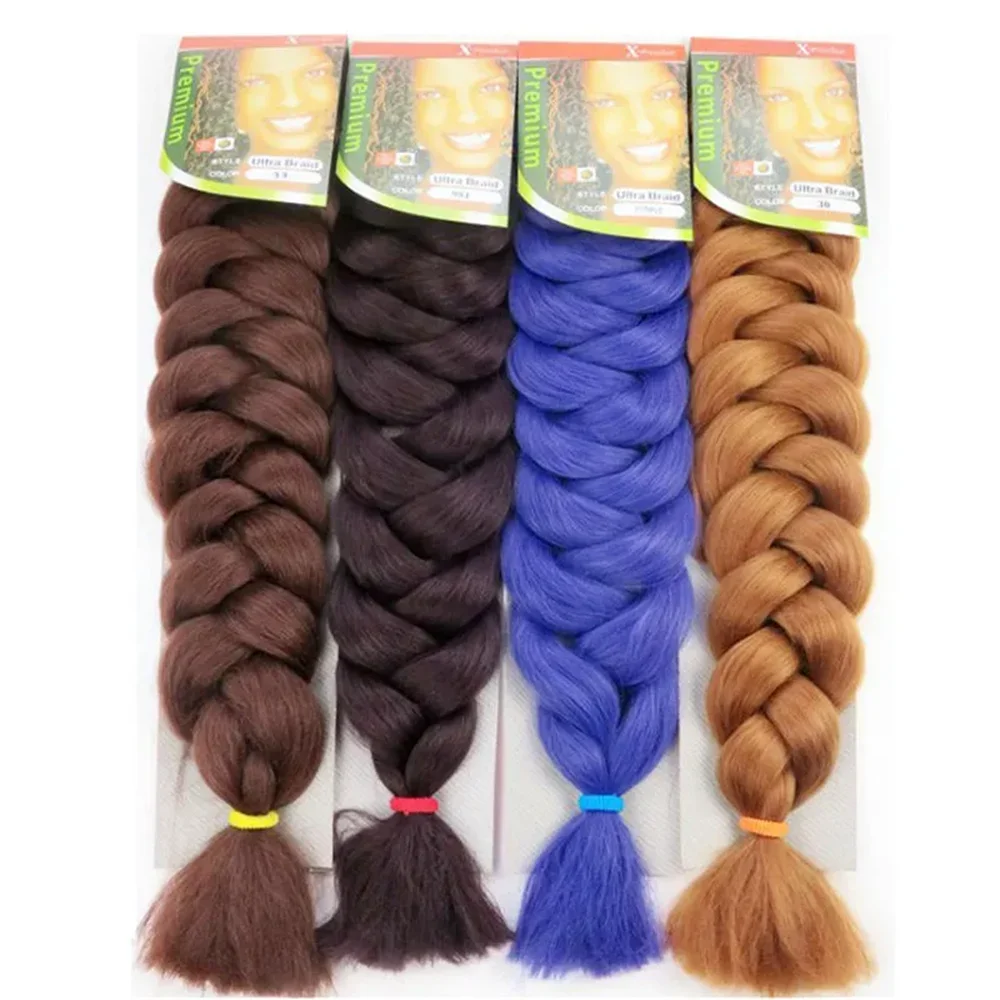 Xpression – cheveux synthétiques à tresser de 82 pouces, 165g, tresses Jumbo, tresses au crochet, coiffure Kanekalon pour extensions de cheveux torsadés pour femmes