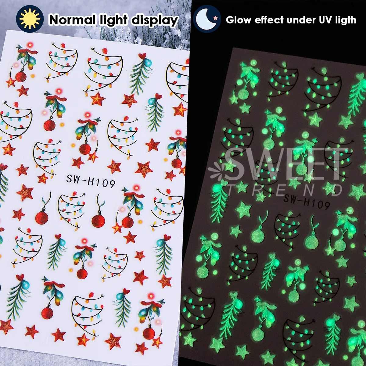 3 pezzi di adesivi luminosi pe - Nail Art Trend 2026 recensione e prezzo