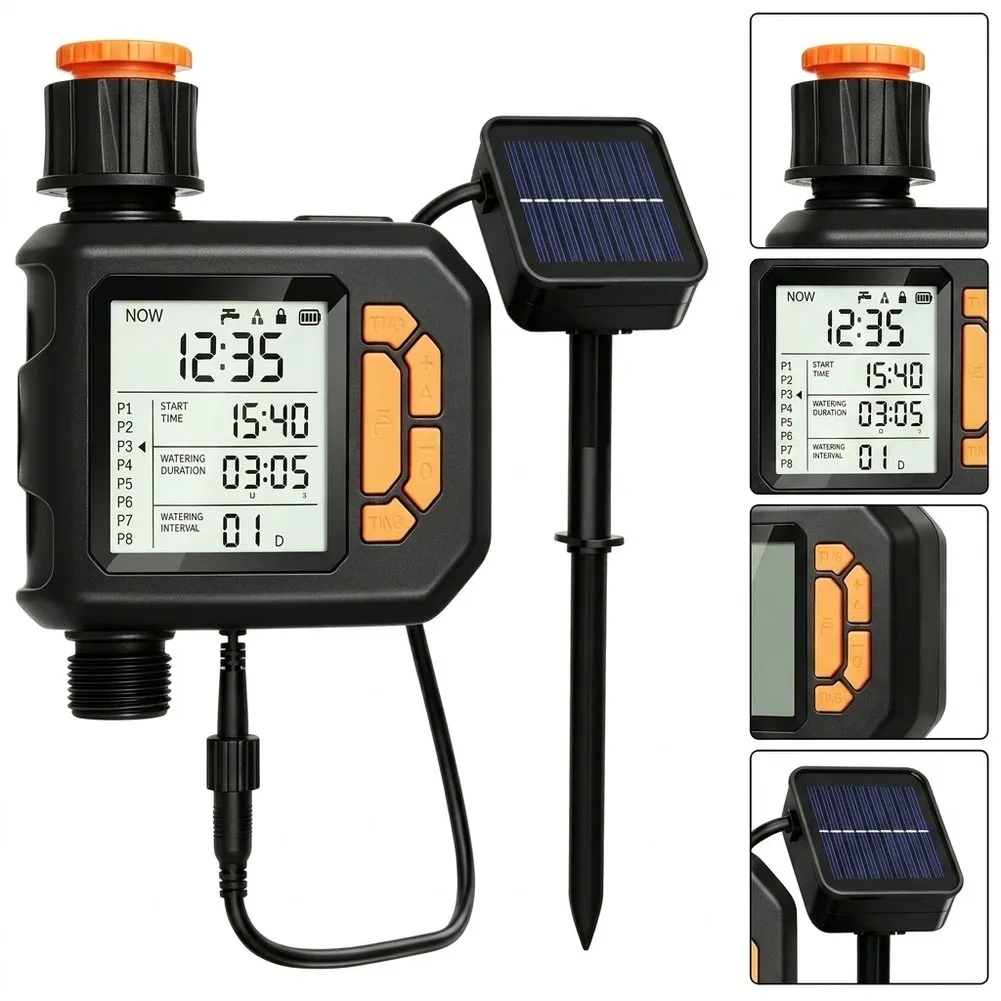 Automatic Plant Waterer Garden Watering System IP54 Waterproof Rating Clear Visual Interface Automated Garden Watering System