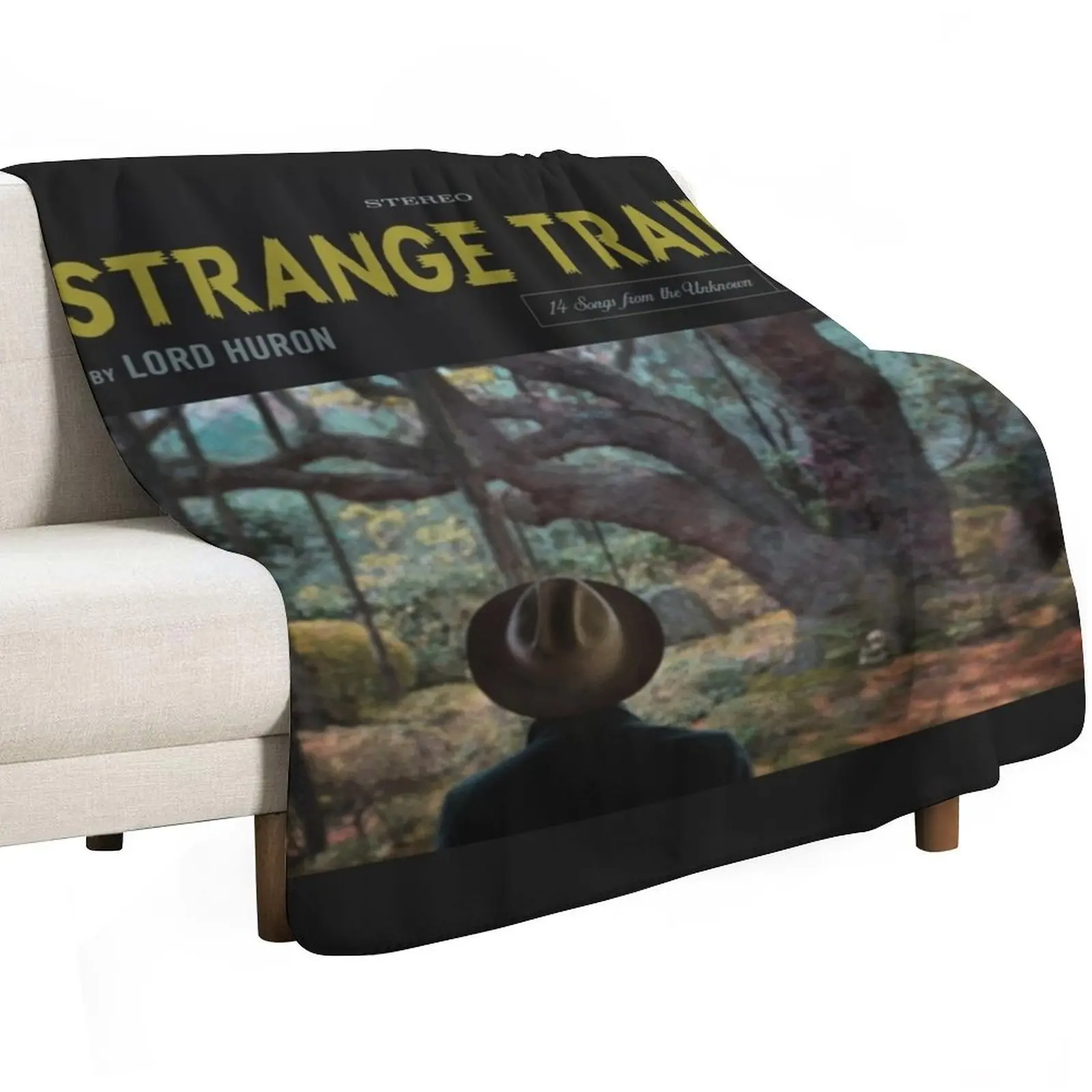 Strange Trails - Lord Huron Throw Blanket Large cosplay anime Decorative Throw warm winter Retros Bed linens Blankets