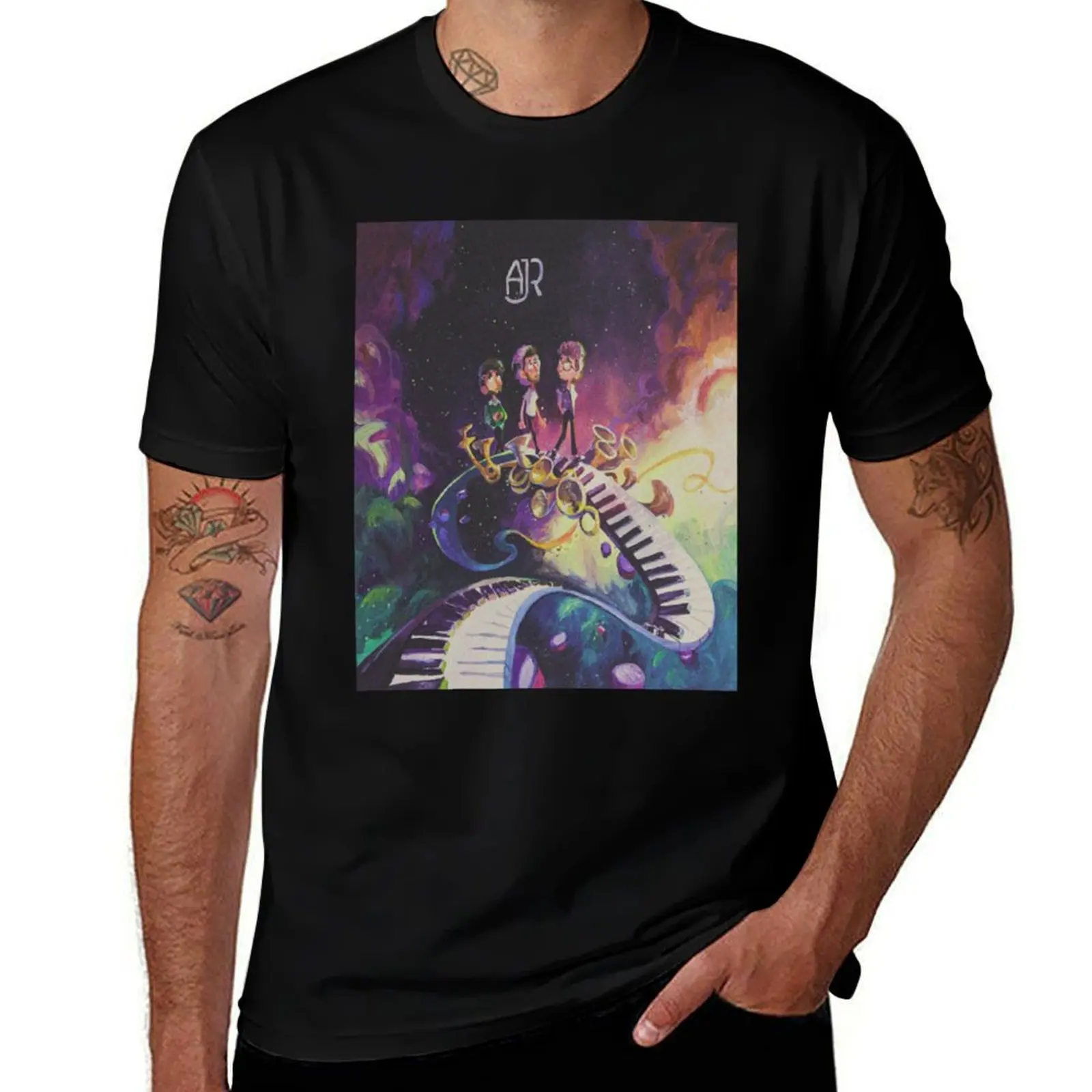 

Ajr BAND T-Shirt t shirts for man graphic funny t shirt for man t shirt men 100% cotton luxury brand T-Shirt