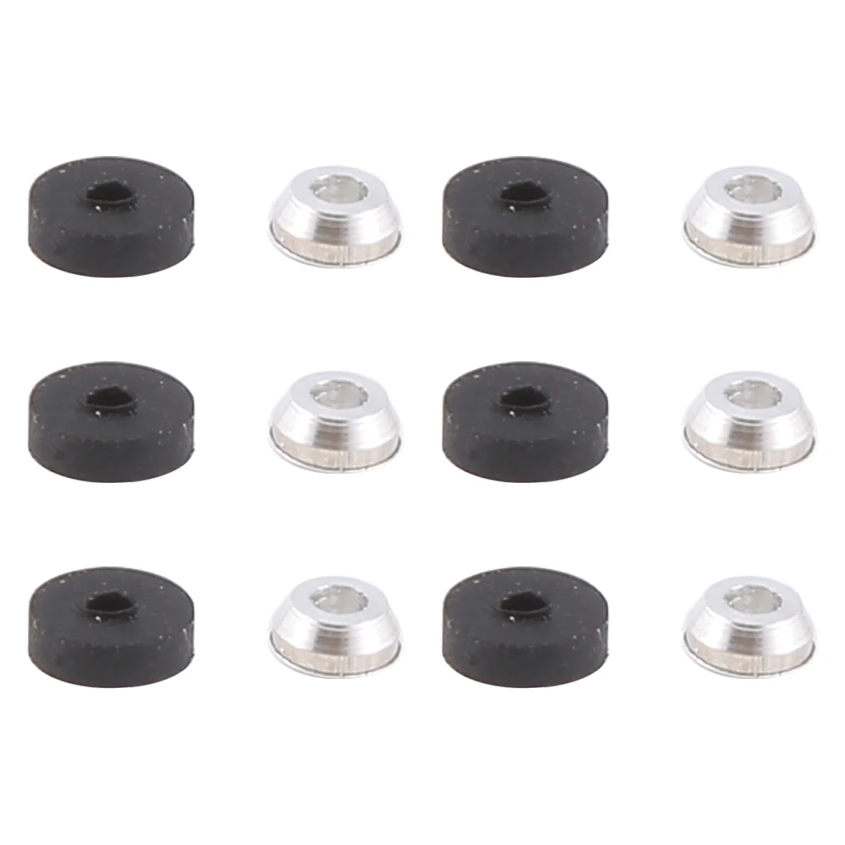 L20A-6Pcs Rubber Ri… - image