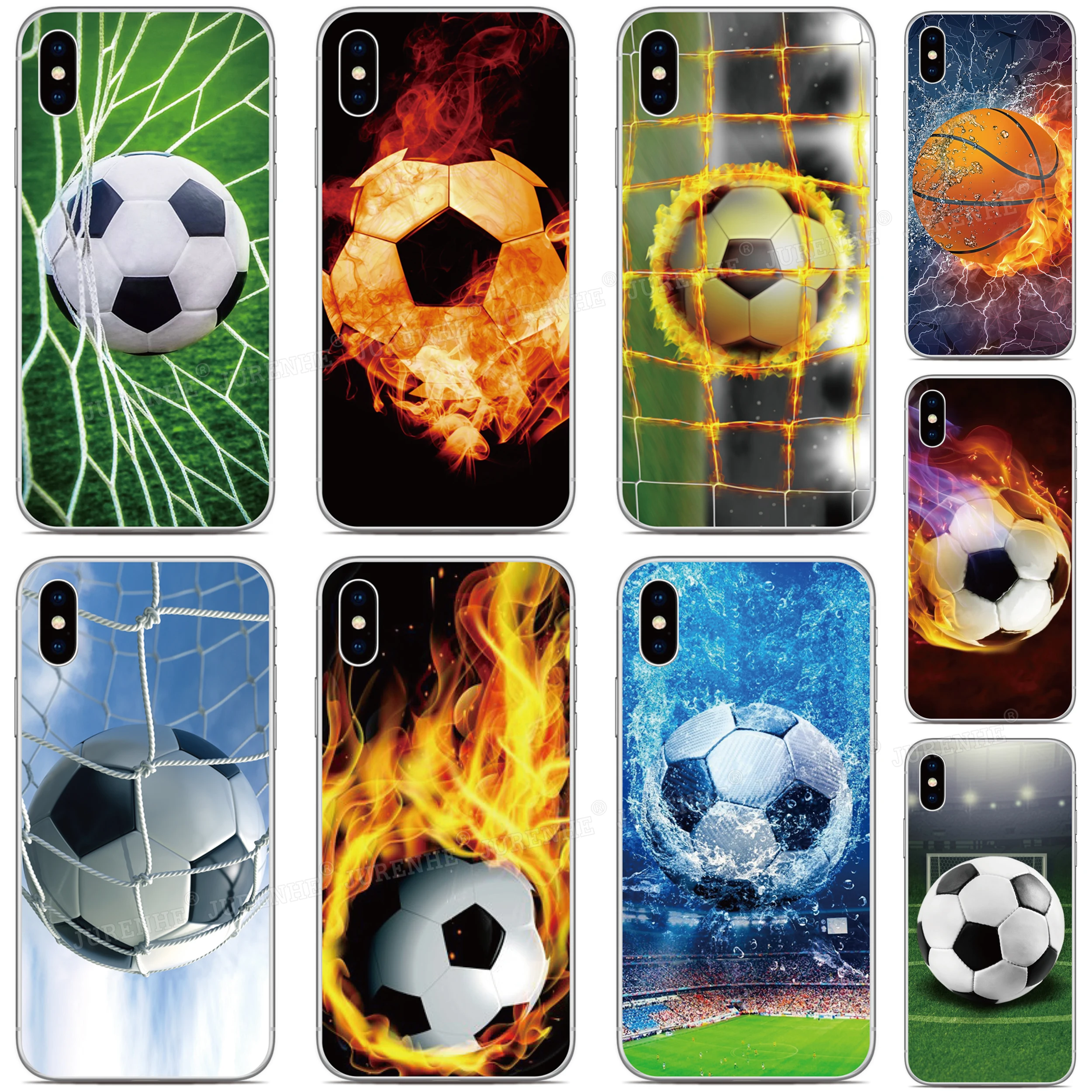 Football Soccer Phone Case For TCL 501 502 505 50 LE 4G 40 XL 30 SE Nxtpaper 5G K11 10 20 Pro 403 306 305 405 406 408 20S Cover