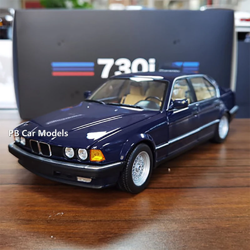 MINICHAMPS 1:18 730i (E32) 1986 Alloy Simulation Car Model full door+small gift