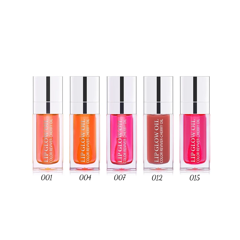 Ibcccndc-Óleo Labial Hidratante para Geleia de Cristal, Maquilhagem Gloss, Sexy Plump, Brilho, Plumper Labial Colorido, 6ml