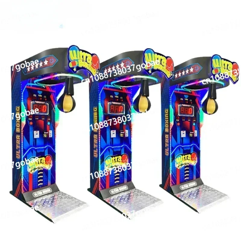 Coin Operated Game Street Amusement Park Electronic Hammer Boxing Machine Arcade Boxing Punch Machine Price