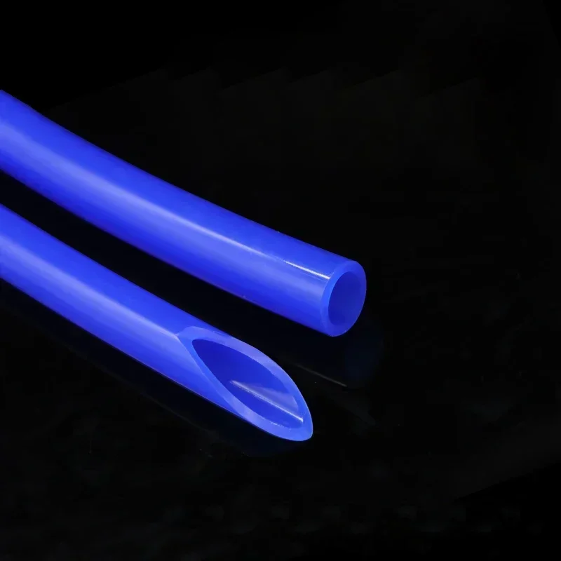 Manguera de goma de silicona de grado alimenticio azul de 1 ~ 10M ID 0,5 1 2 3 4 5 6 7 8 9 10 12 14 16 18 20 25 32mm tubo de silicona Flexible no