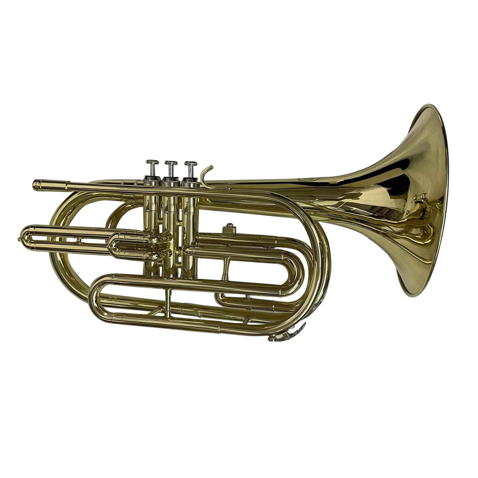 Factory Directly Selling OEM Production High Quality Gold Lacquer Marching Trombone