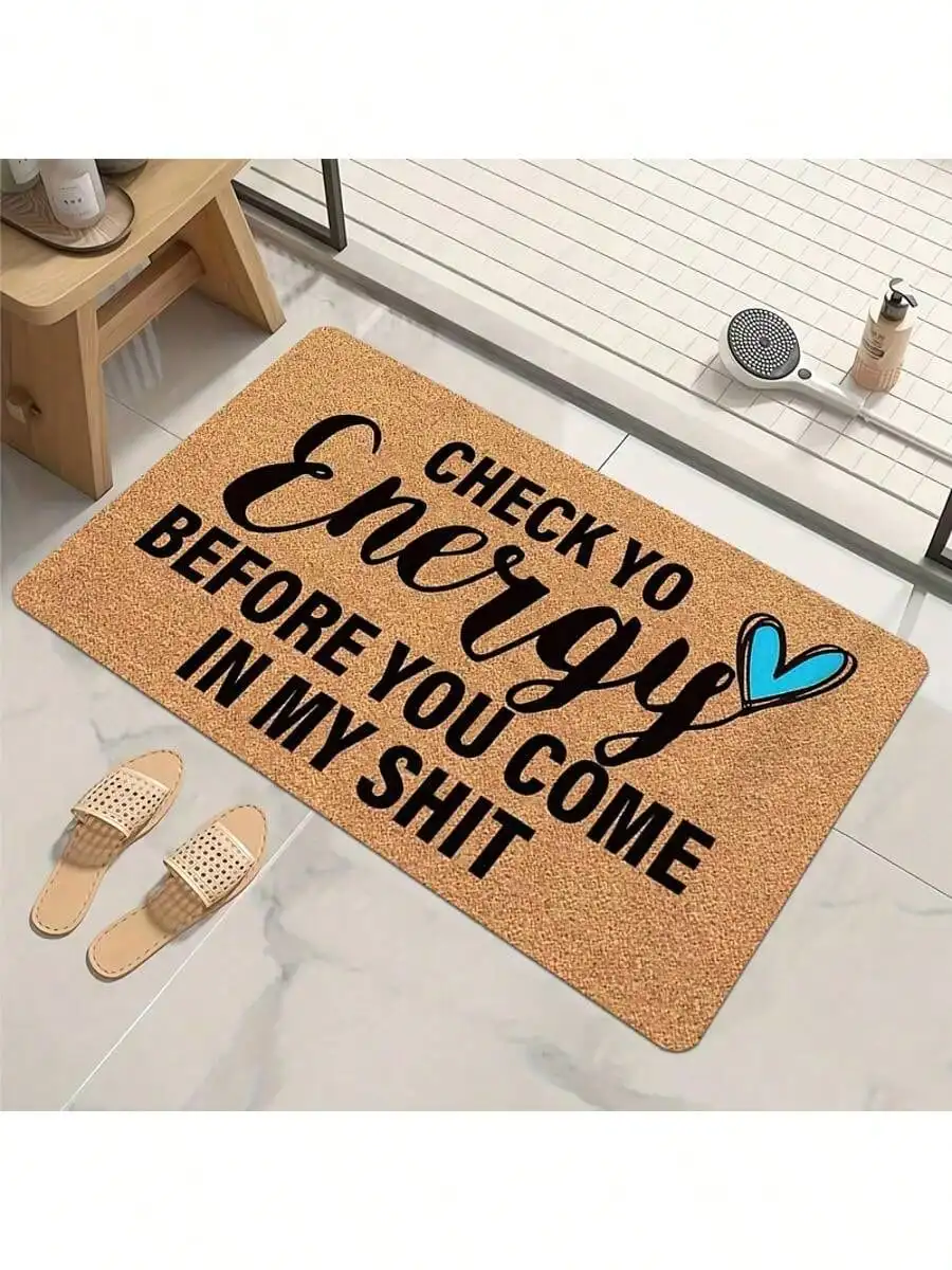 

Anti-slip and Fun Entrance Floor Mat: Suitable for Indoor and Outdoor Use