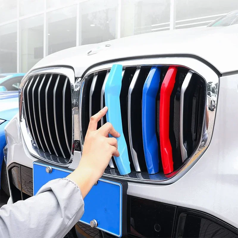 

3Pcs Car Grille Trim Strip For BMW X1 X2 X3 X4 X5 X6 X7 E84 F48 F49 F39 E83 F25 G01 F26 G02 E70 F15 E53 G05 E71 E72 F16 G06 G07