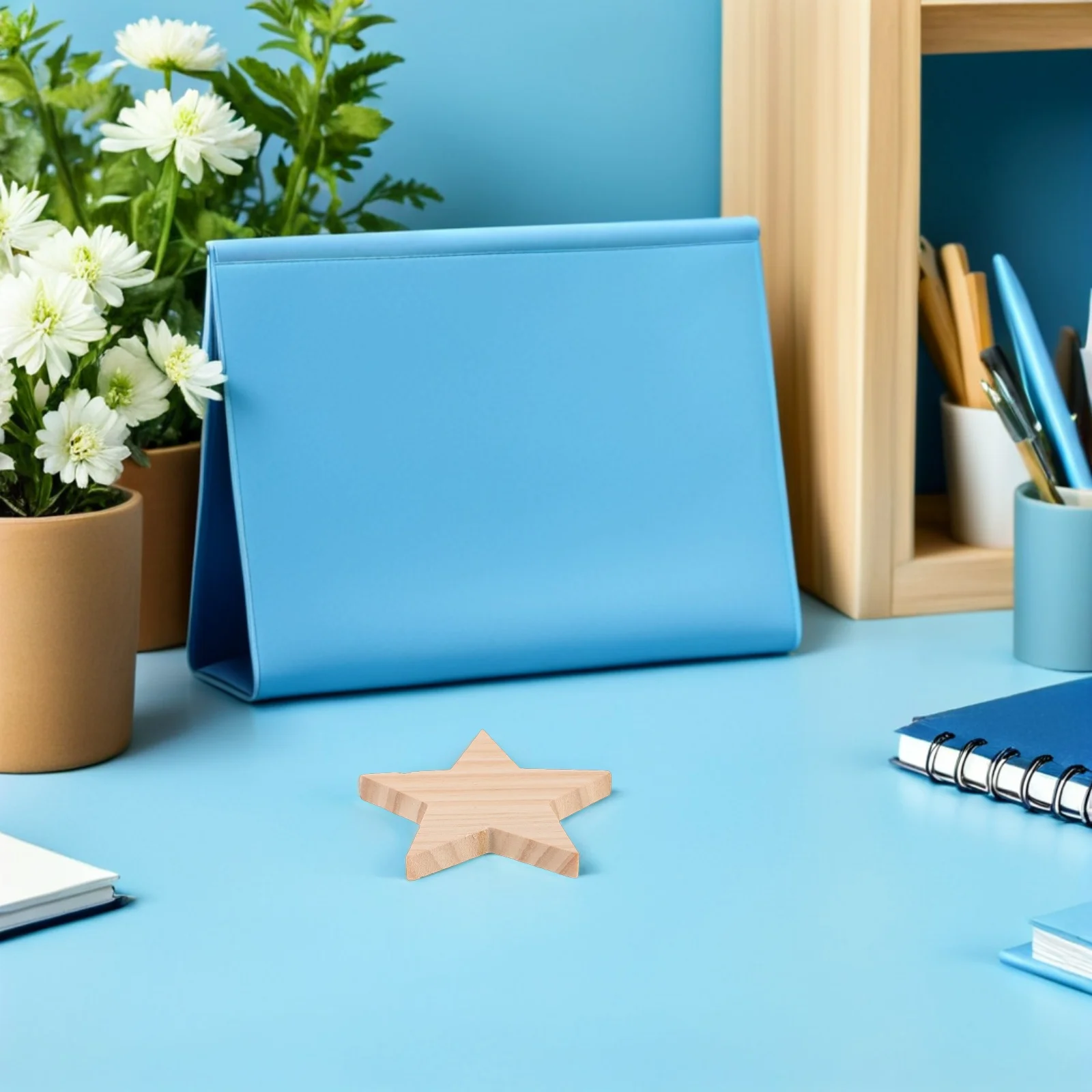 

12Pcs Natural Wooden Star Cutouts Unfinished Blank Wood Shapes for DIY Ornament Crafts Wall Art Decor Christmas Tree Pendant